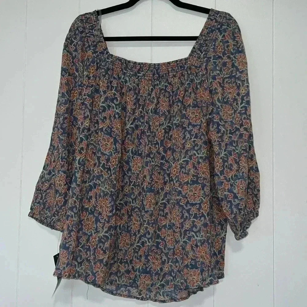 NWT Chaps Dusty Lane Women’s Blouse H14 - Picture 2 of 6